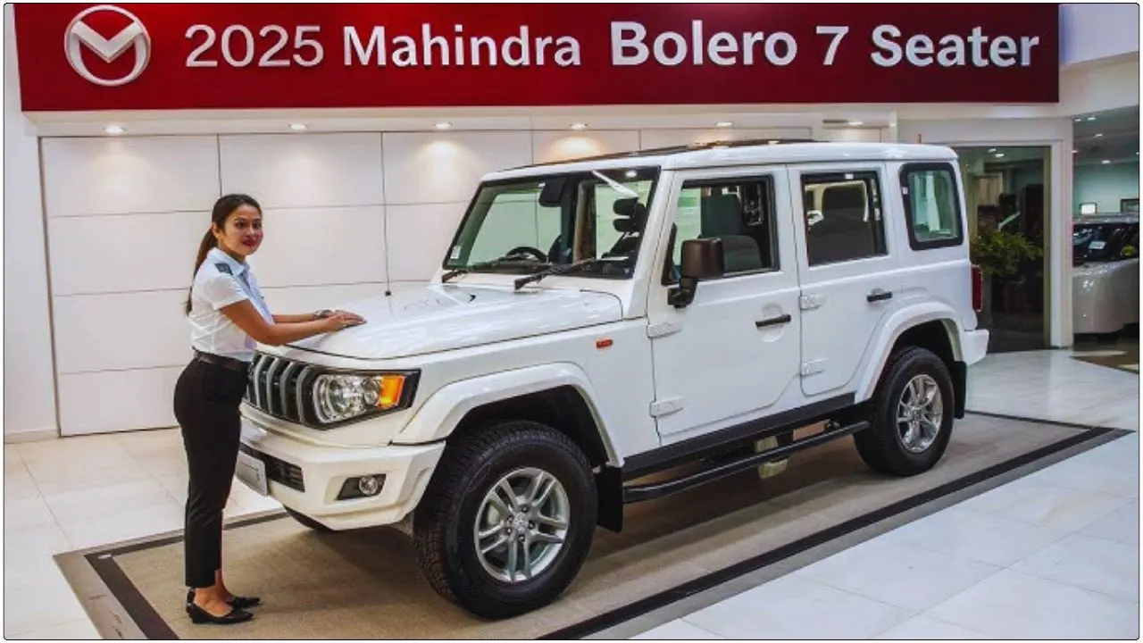Mahindra New Bolero 2025 Launched – 7-Seater SUV with 35 KML Mileage & ₹1.45 Lakh Booking Offer!